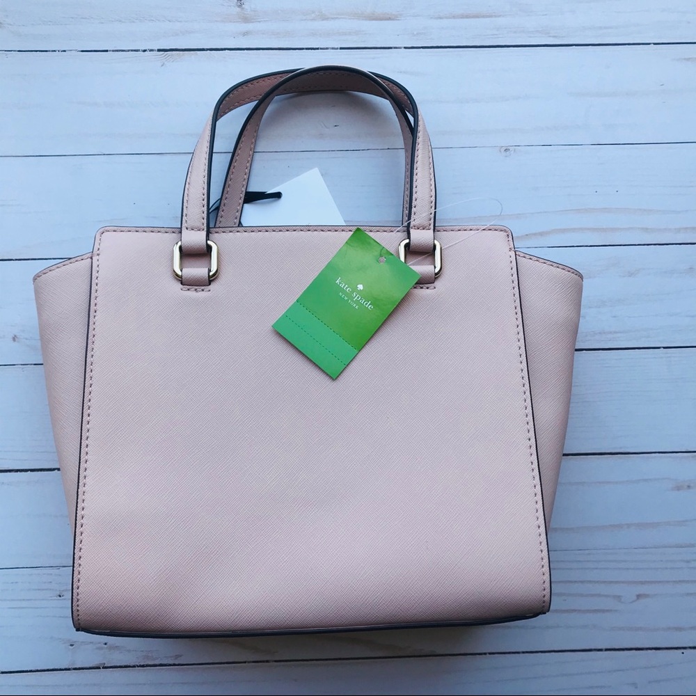 KP Small Hadlee Laurel Way Jeweled Saffiano Tote - Picture 2 of 7